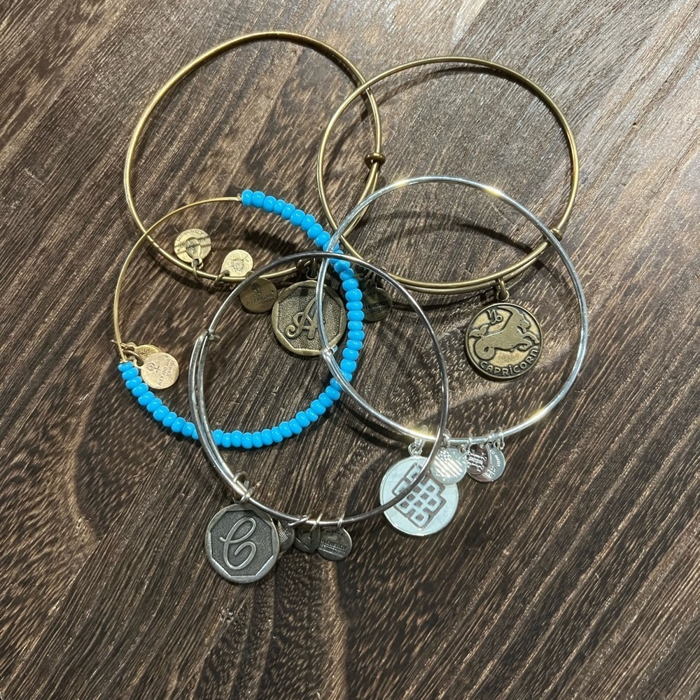 Alex & Ani Bracelets Set Of 5 B27